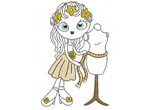 Stickdatei - Sewing Girl 2